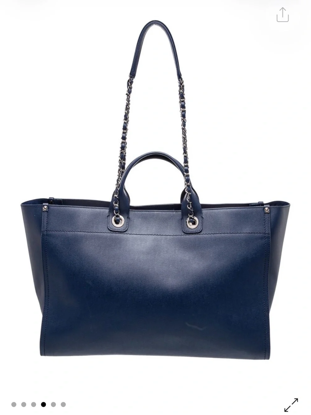 CHANEL spacious navy